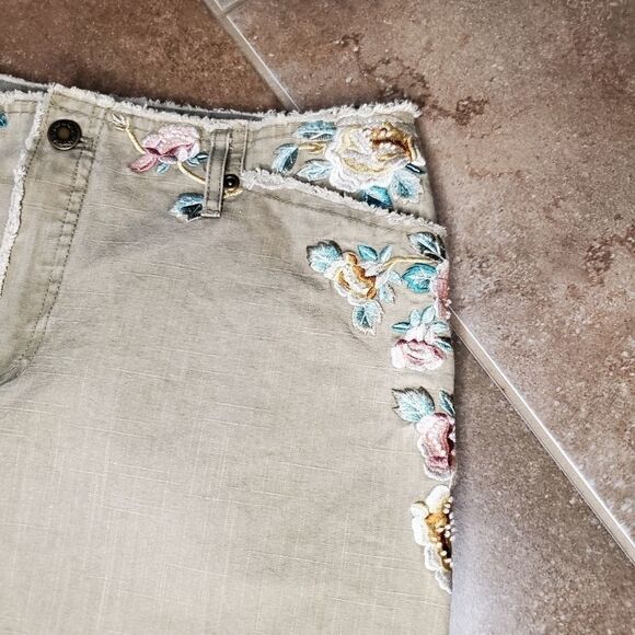 Vintage Pre-owned Gerard Darel Embroidered pencil midi skirt - Picture 13 of 14